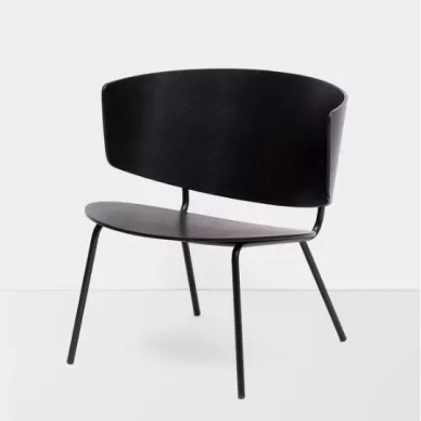 Ferm Living Herman Lounge Chair vilstol svart image
