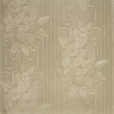 Fleur Moderne Cream raidallinen kukkatapetti Ralph Laurenilta kuva