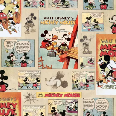 Mickey Vintage Episode sarjakuvatapetti Sandudd 70 242 kuva