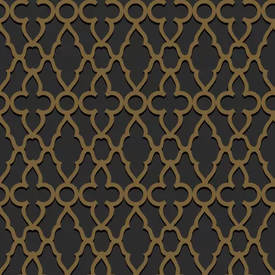 Treillage musta pronssinen geometrinen tapetti Cole et Sonilta 116 6025 image