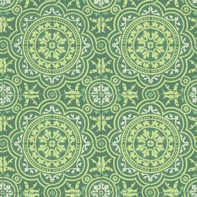 Piccadilly vihrea kuvioitu laattatapetti Cole et Sonilta 117 8023 image