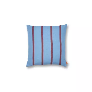 Grand Cushion sininen raidallinen tyyny Ferm Livingilta image