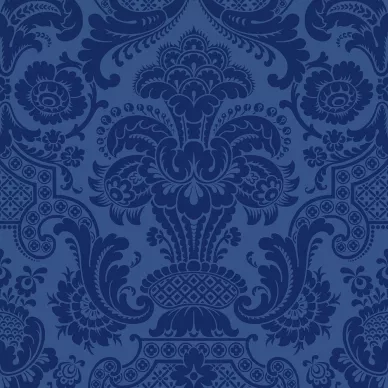 Petrouchka sininen damasktapetti Cole et Sonilta 108 3011 kuva
