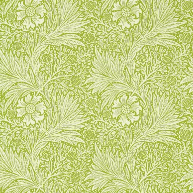 Marigold vihrea kukkatapetti Morrisilta 217090 image