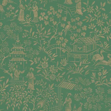 Oriental Garden eksoottinen tapetti Borastapeterilta 4271 image